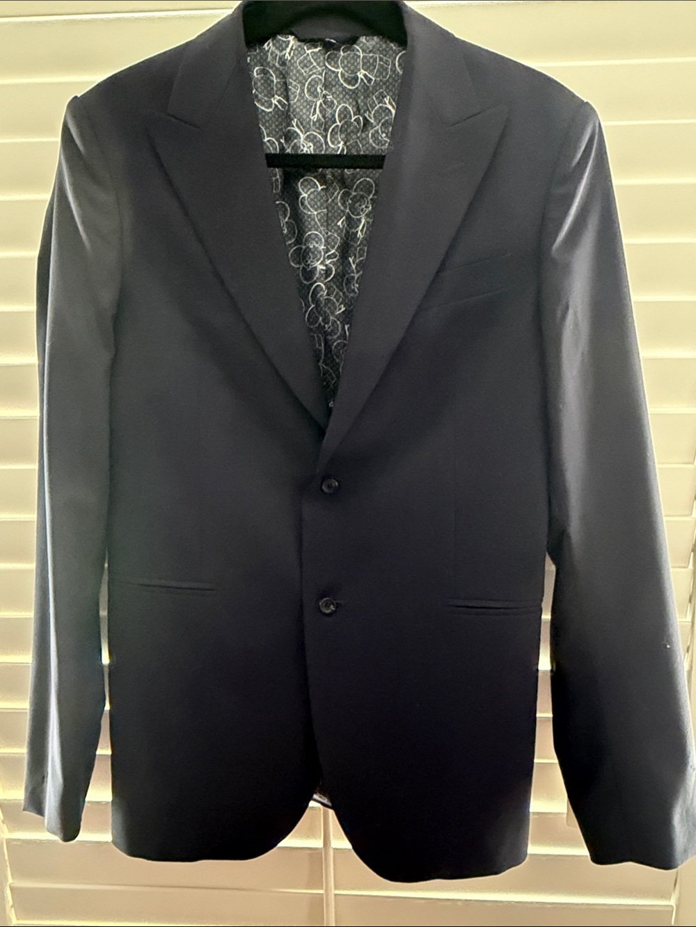 Louis Vuitton Men's Black Slim Jacket